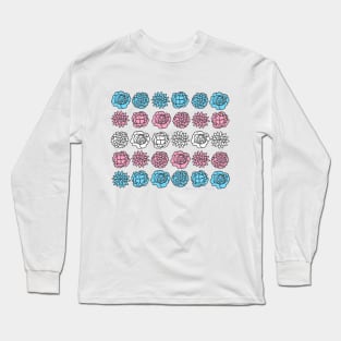 Transgender Flowers Long Sleeve T-Shirt